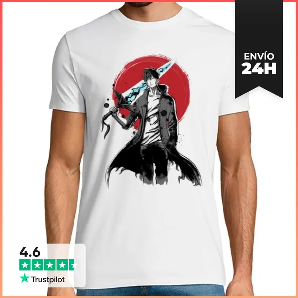 Camiseta Hombre Clásica Red Sun Hunter LaTostadora