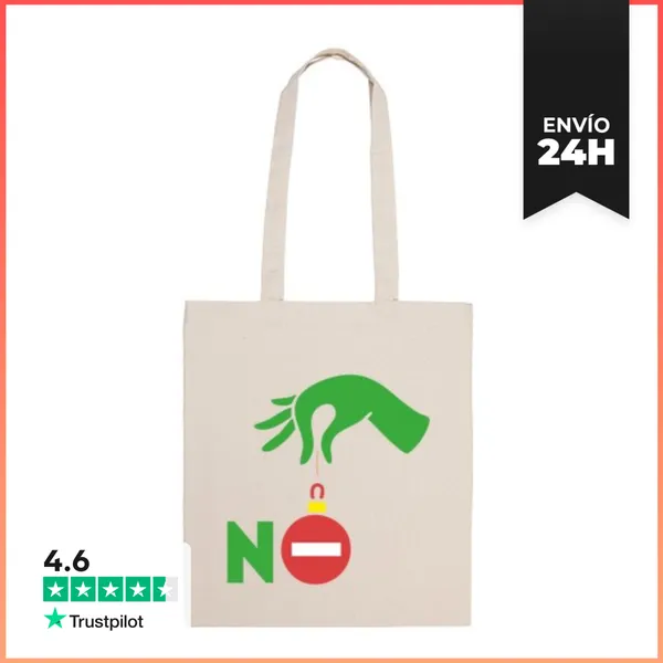 Bolsa De Tela GRINCH NO NAVIDAD LaTostadora