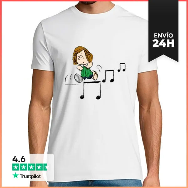 Camiseta Hombre Clásica Peppermint Y La Musica LaTostadora