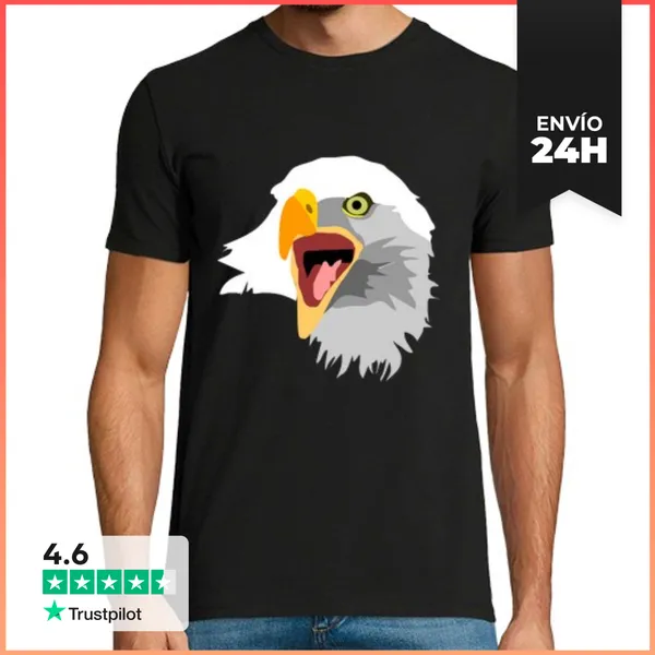 Camiseta Hombre Clásica AGUILA BLANCA LaTostadora