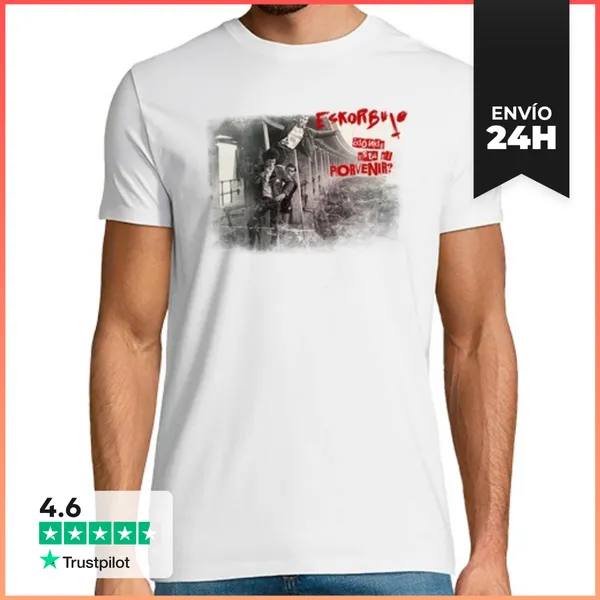 Camiseta Hombre Clásica Dónde Esta El Porvenir LaTostadora