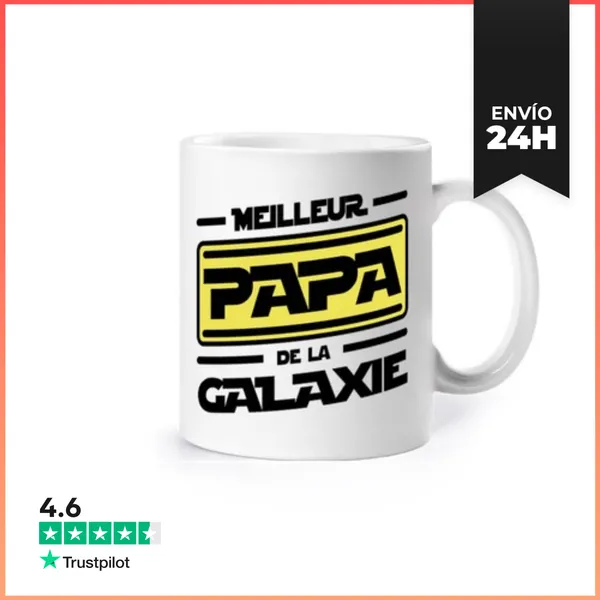 Taza El Mejor Papá De La Galaxia - Humor LaTostadora
