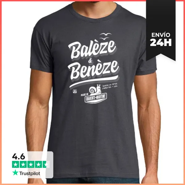 Camiseta Hombre Clásica Balèze Y Benèze LaTostadora