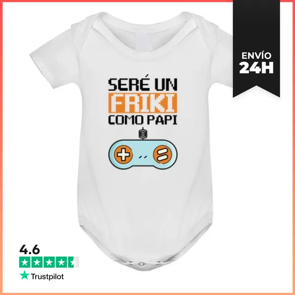 Body Bebé Friki Como Papi, Día Del Padre Regalos Dia Del Padre
