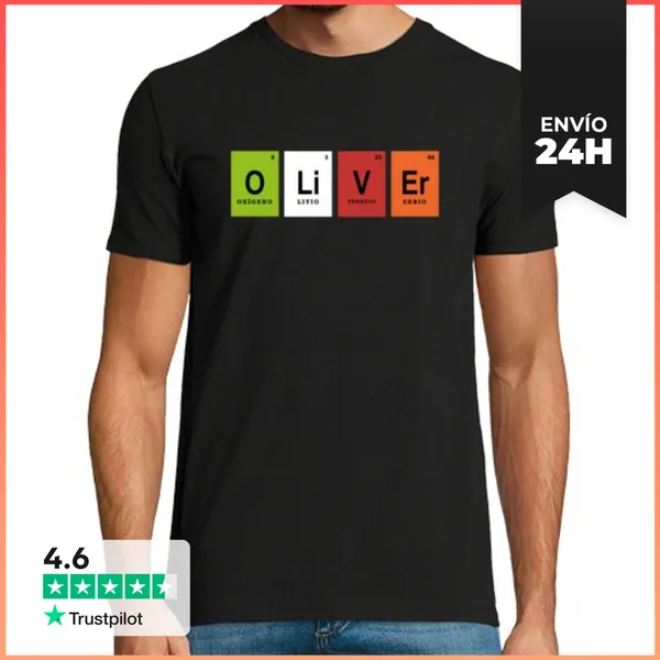 Camiseta Hombre Clásica ELEMENTO OLIVER LaTostadora