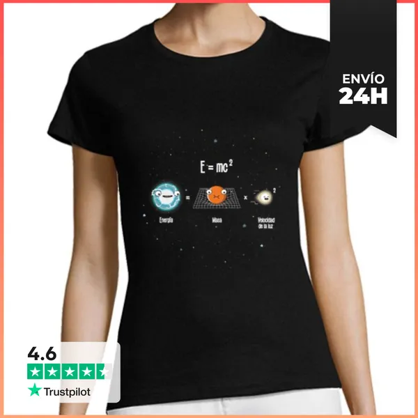 Camiseta Mujer Clásica Ecuación Relatividad LaTostadora