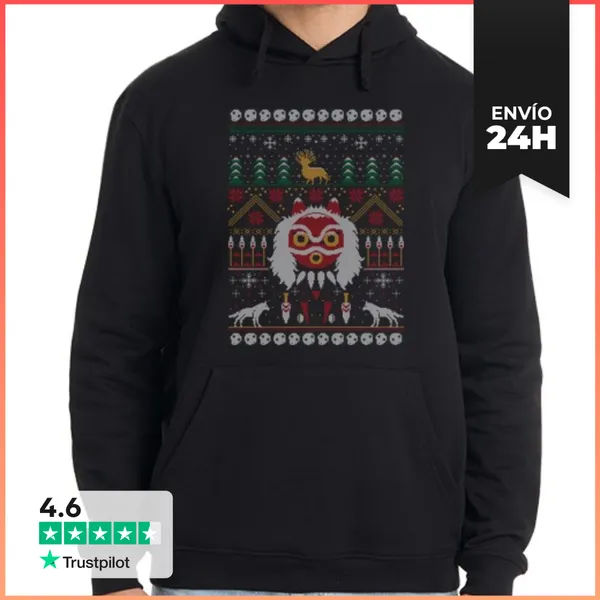 Sudadera Unisex Con Capucha Ugly Princess Sweater LaTostadora