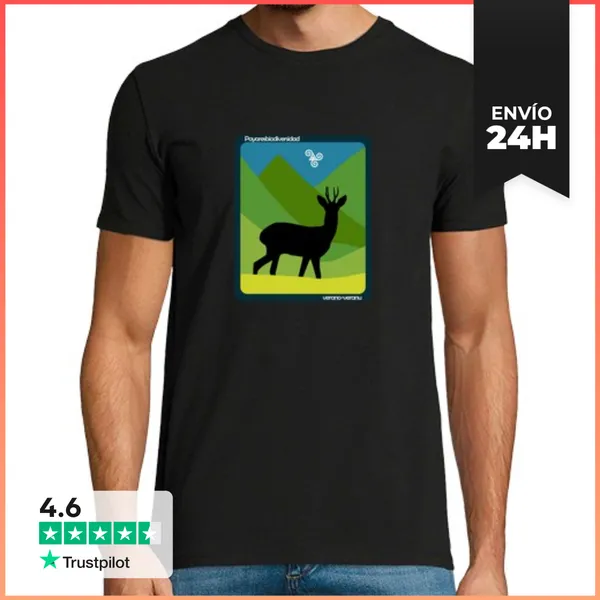 Camiseta Hombre Clásica Corzo Verano Payares LaTostadora