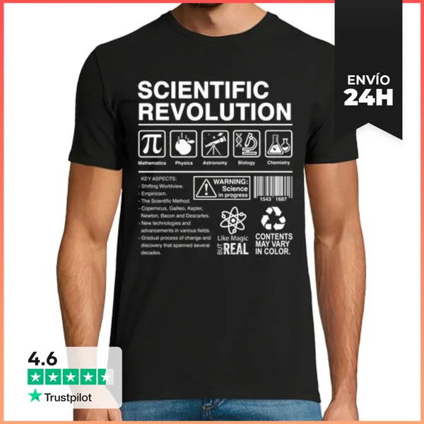 Camiseta Hombre Clásica Scientific Revolution LaTostadora