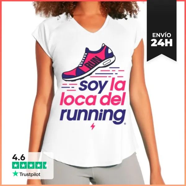 Camiseta Deportiva Mujer La Loca Del Running LaTostadora