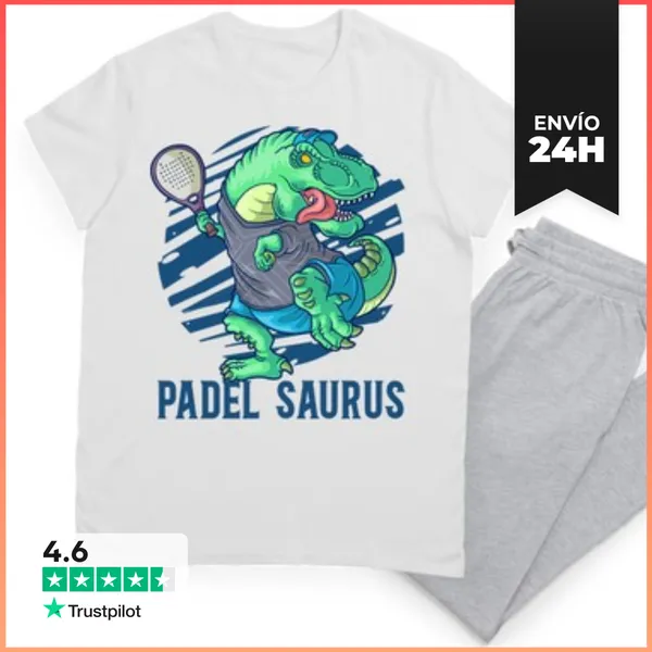 Pijama Padel Saurus Dinosaurio T Rex LaTostadora