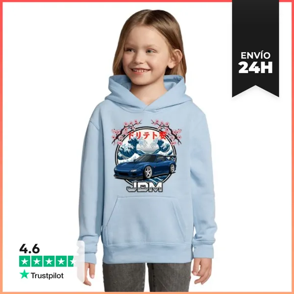 Sudadera Para Niños Con Capucha JDM RX7 LaTostadora