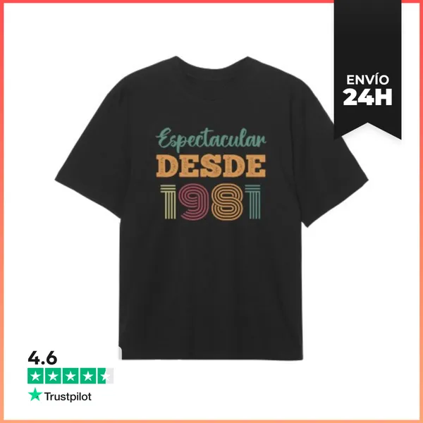 Camiseta Oversize ESPECTACULAR DESDE 1981 LaTostadora
