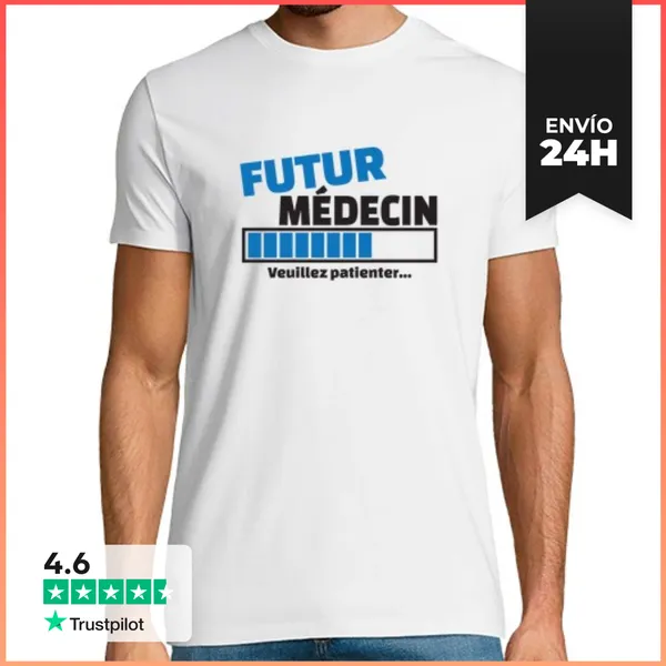 Camiseta Hombre Clásica Futuro Doctor LaTostadora