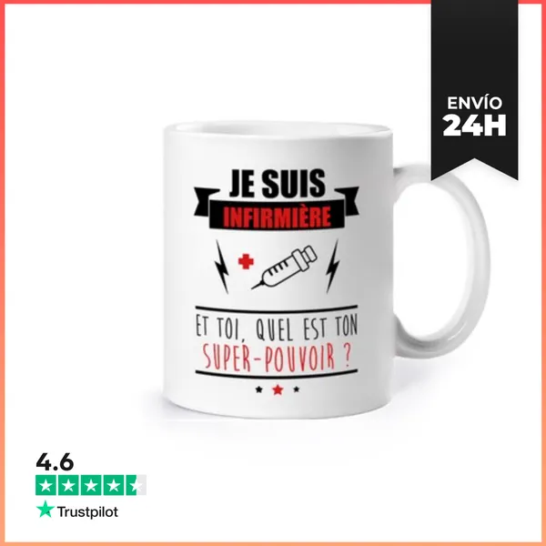 Taza Super Enfermera De Poder LaTostadora