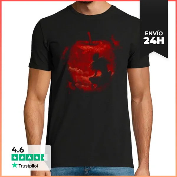 Camiseta Hombre Clásica Me Encantan Las Manzanas LaTostadora