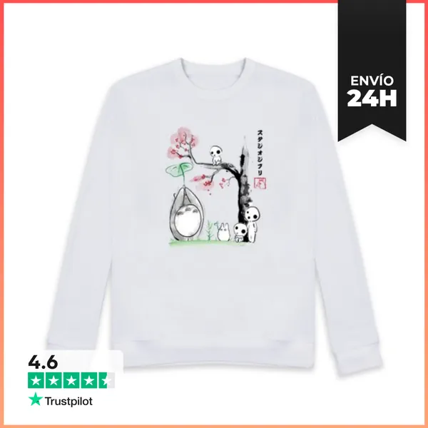 Sudadera Unisex Growing Trees Sumi-e LaTostadora