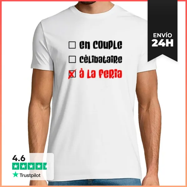 Camiseta Hombre Clásica Voy A La Feria LaTostadora