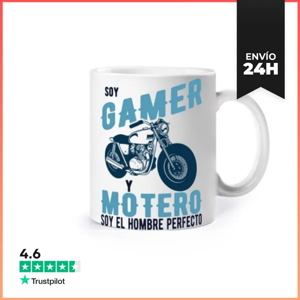 Taza Gamer Y Motero LaTostadora