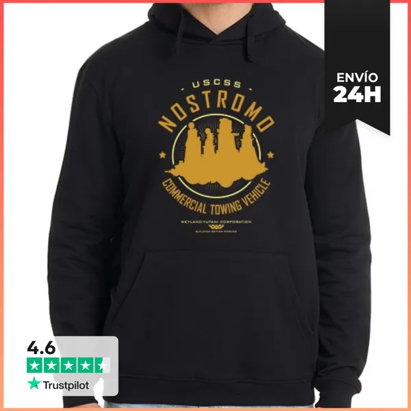 Sudadera Unisex Con Capucha USCSS Nostromo LaTostadora