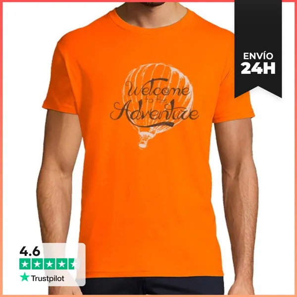 Camiseta Hombre Clásica Aventuras LaTostadora