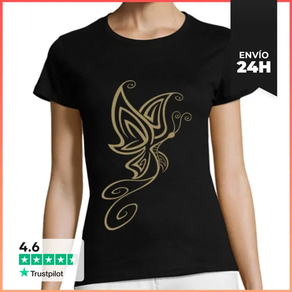 Camiseta Mujer Clásica Mariposa LaTostadora
