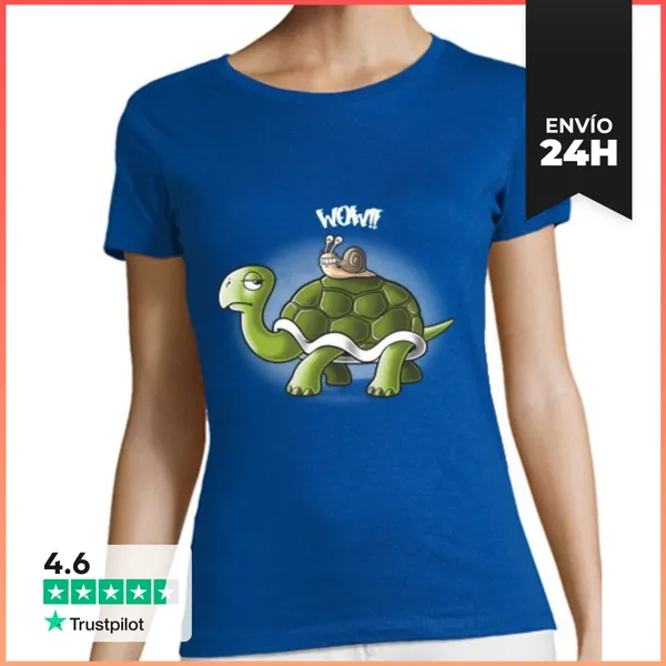 Camiseta Mujer Clásica Wow LaTostadora