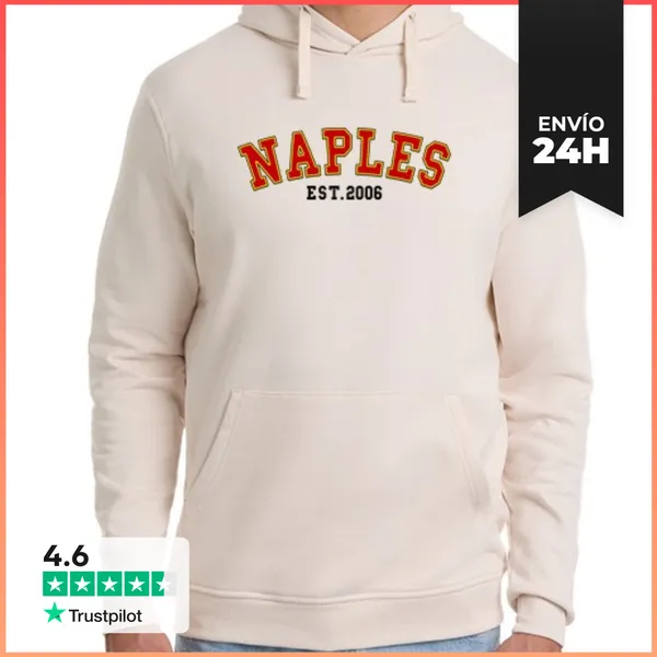 Sudadera Unisex Con Capucha Nápoles Est 2006 LaTostadora