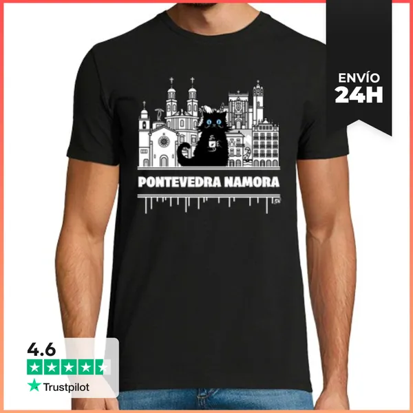 Camiseta Hombre Clásica Pontevedra Namora LaTostadora
