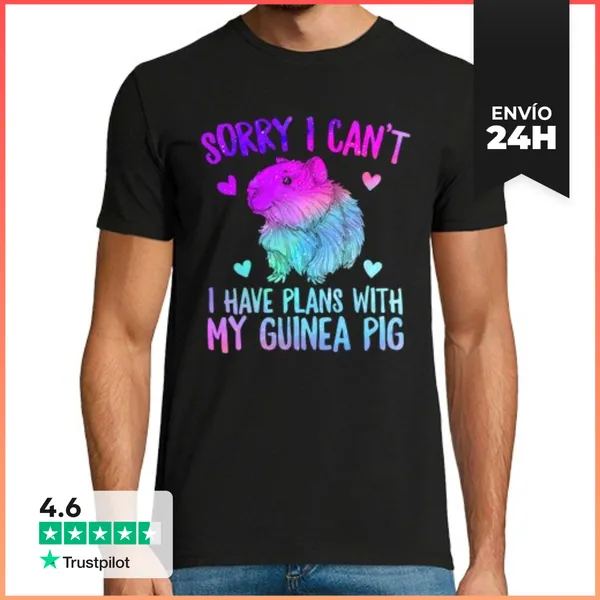 Camiseta Hombre Clásica Lo Siento, No Puedo, Tengo Planes Con Mi