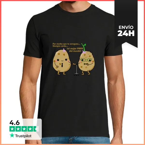 Camiseta Hombre Clásica Por Mucho Que Te Arrugues... Siempre