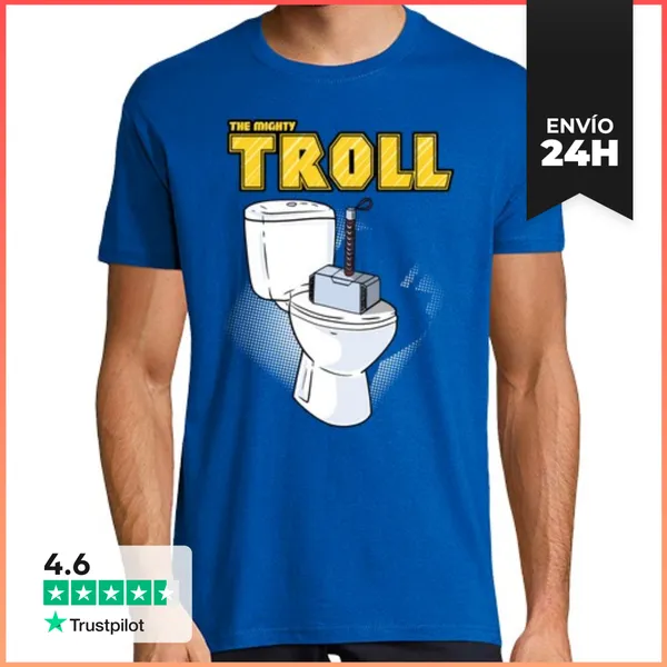 Camiseta Hombre Clásica The Mighty Troll LaTostadora