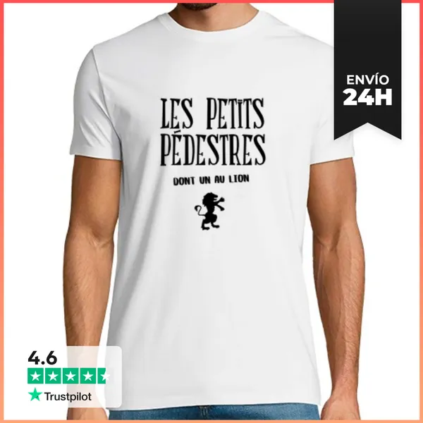 Camiseta Hombre Clásica Las Pequeñas Zonas Peatonales, Incluida
