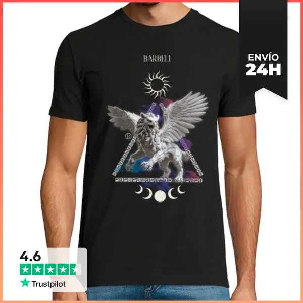 Camiseta Hombre Clásica Grifo- Colores Oscuros LaTostadora