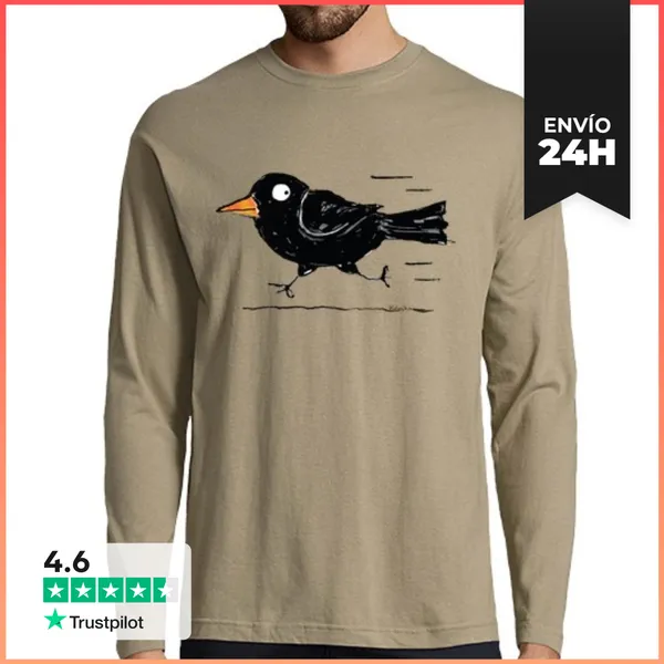 Camiseta Hombre Manga Larga Diseño 4778409 LaTostadora