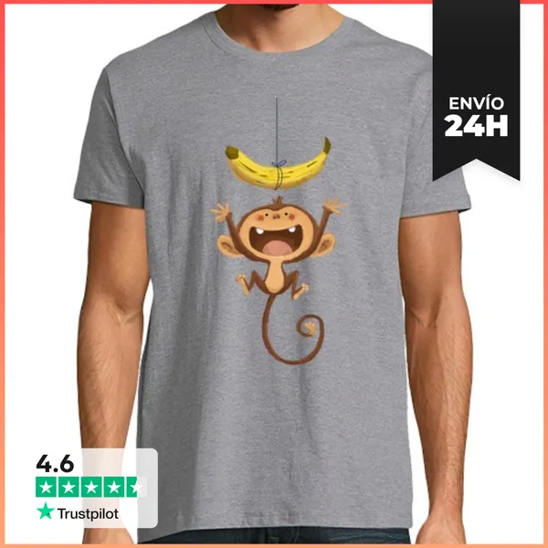 Camiseta Hombre Clásica Qué Mono! - Camiseta Hombre LaTostadora