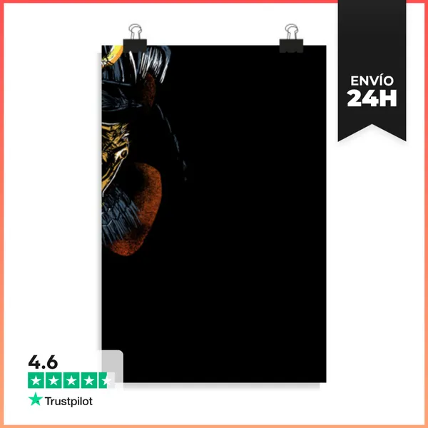 Póster Vertical Samurai Bushido LaTostadora