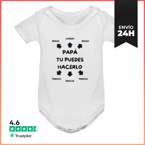 Body Bebé Papá Tú Puedes Hacerlo Primerizo LaTostadora