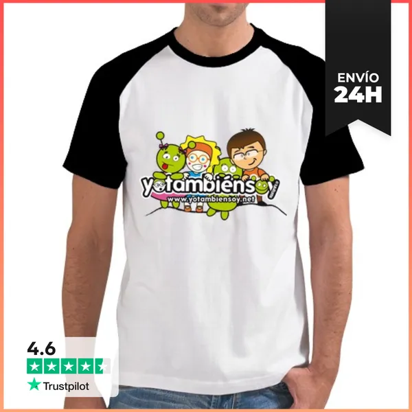 Camiseta Hombre, Estilo Béisbol Yotambiensoy LaTostadora