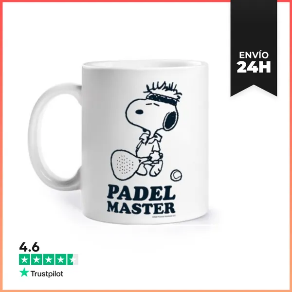 Taza Snoopy Padel Master LaTostadora