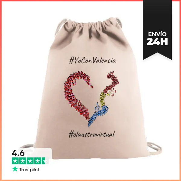 Mochila Saco Con Cuerdas YoConValencia LaTostadora