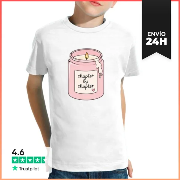 Camiseta Clásica Para Niños Vela Rosa Capítulo Por Capítulo