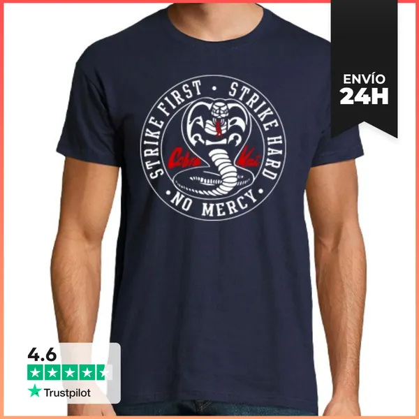 Camiseta Hombre Clásica Cobra Kai LaTostadora