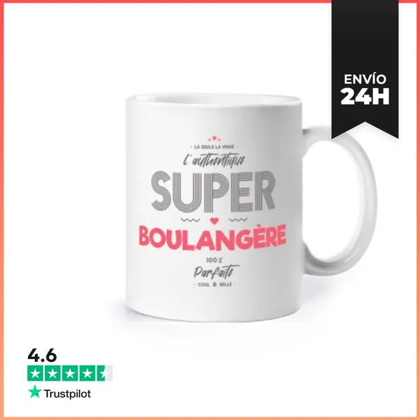 Taza El Auténtico Super Panadero LaTostadora