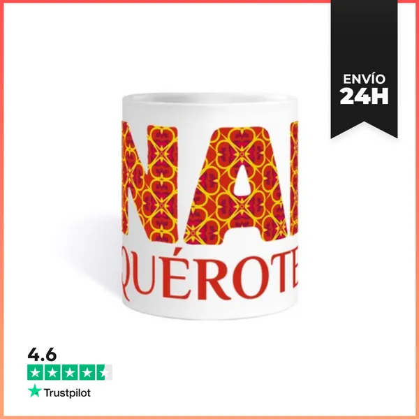 Taza Nai Quérote Rojo LaTostadora