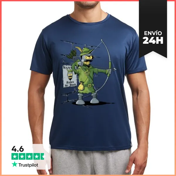 Camiseta Deportiva Hombre Roben Der Hood LaTostadora