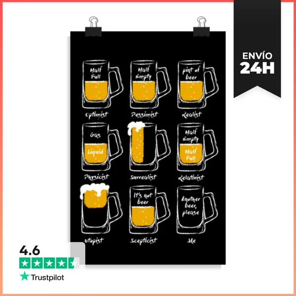 Póster Vertical Another Beer LaTostadora