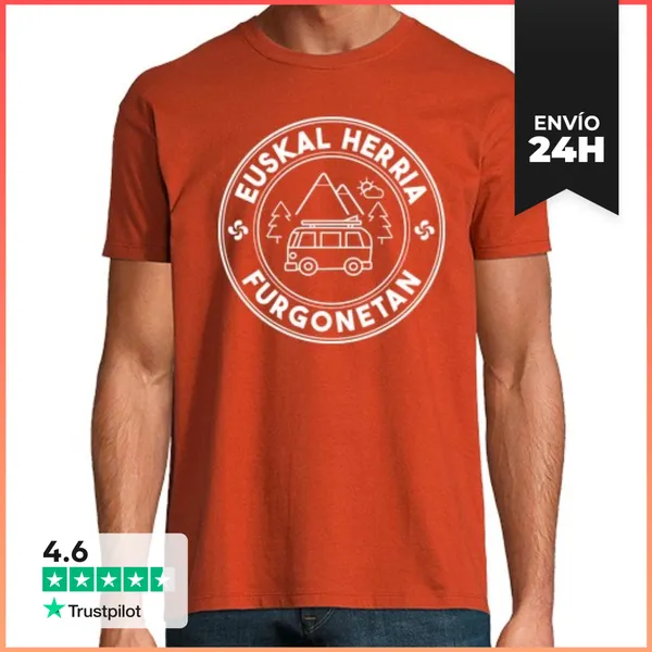 Camiseta Hombre Clásica EH Furgonetan Borobila LaTostadora
