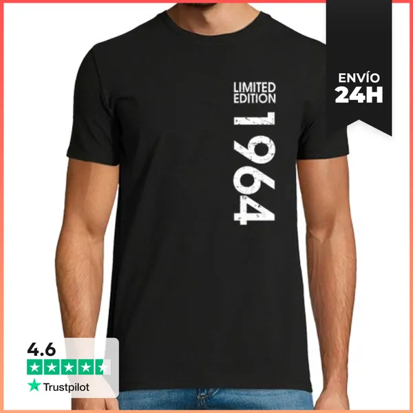 Camiseta Hombre Clásica 1964 Limited-Vertical 000020 LaTostadora