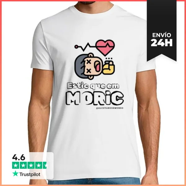 Camiseta Hombre Clásica Camiseta Estic Que Em Moric LaTostadora